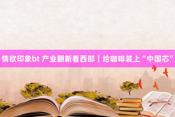 情欲印象bt 产业翻新看西部｜给咖啡装上“中国芯”
