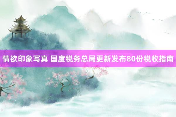 情欲印象写真 国度税务总局更新发布80份税收指南