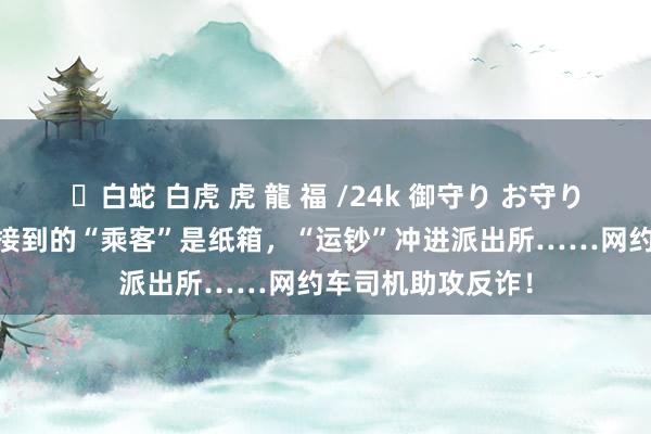 ✨白蛇 白虎 虎 龍 福 /24k 御守り お守り 打工崭新事儿｜接到的“乘客”是纸箱，“运钞”冲进派出所……网约车司机助攻反诈！