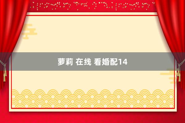 萝莉 在线 看婚配14