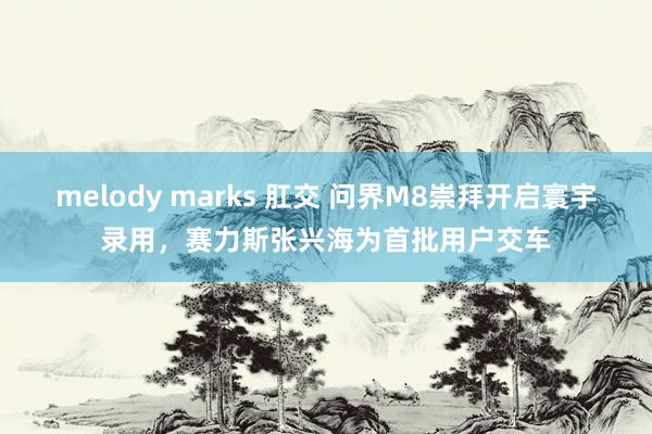 melody marks 肛交 问界M8崇拜开启寰宇录用，赛力斯张兴海为首批用户交车